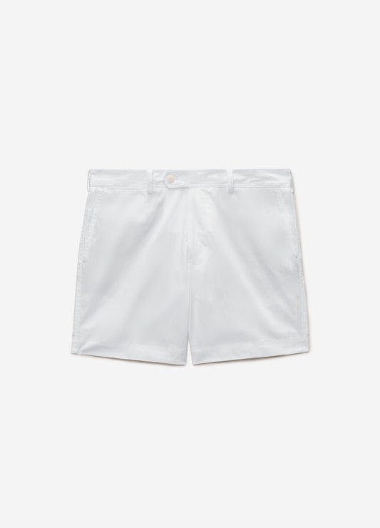 Tech Cotton Shorts White