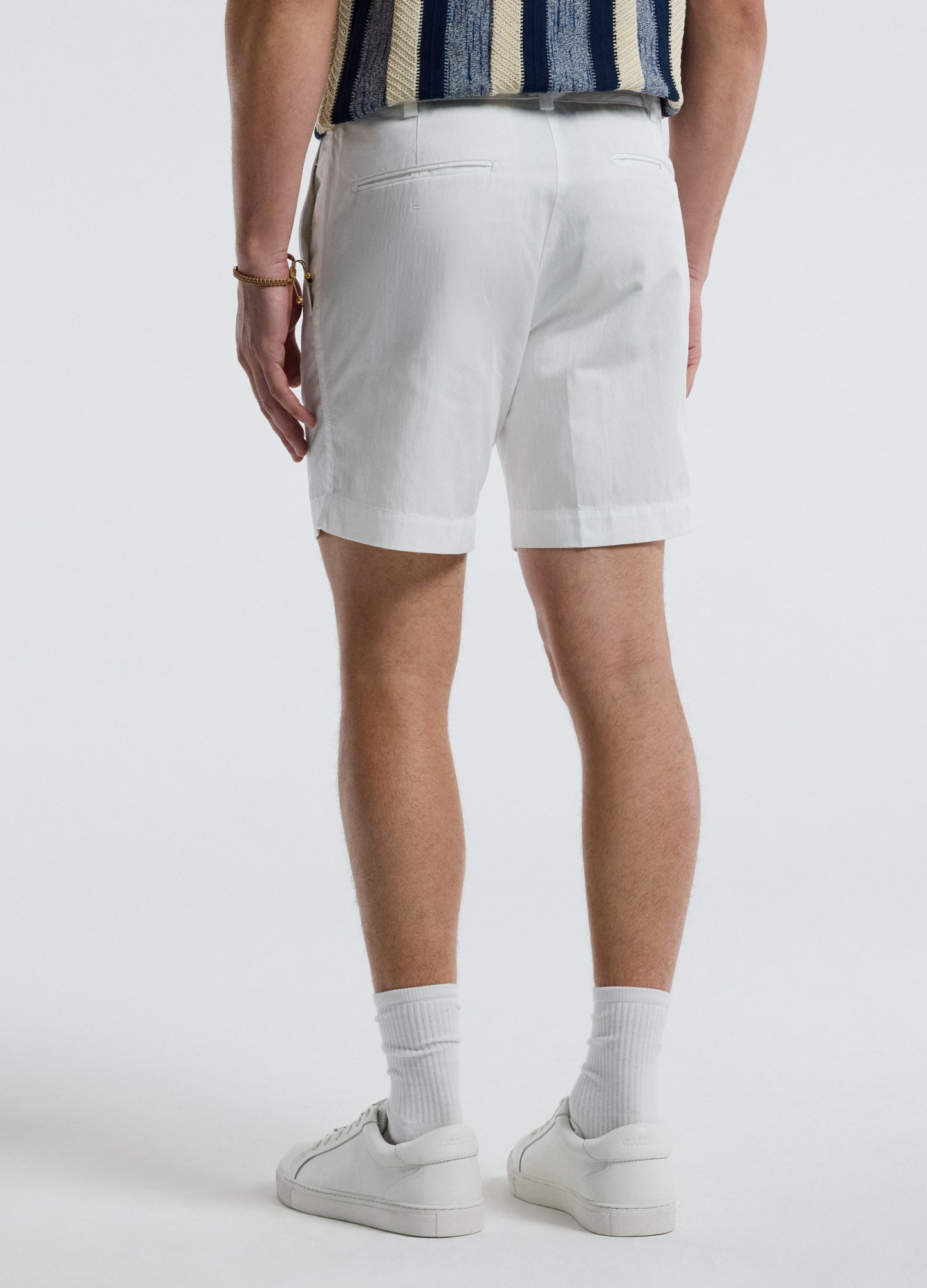 Tech Cotton Shorts White
