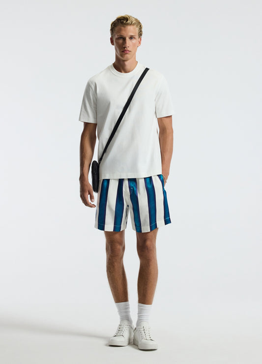 Ombre Stripe Shorts Pacific