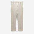 Slim Textured Wool Pants Neutral
