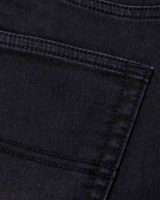 Slim Fit Dobby Denim Jeans Black Carbon
