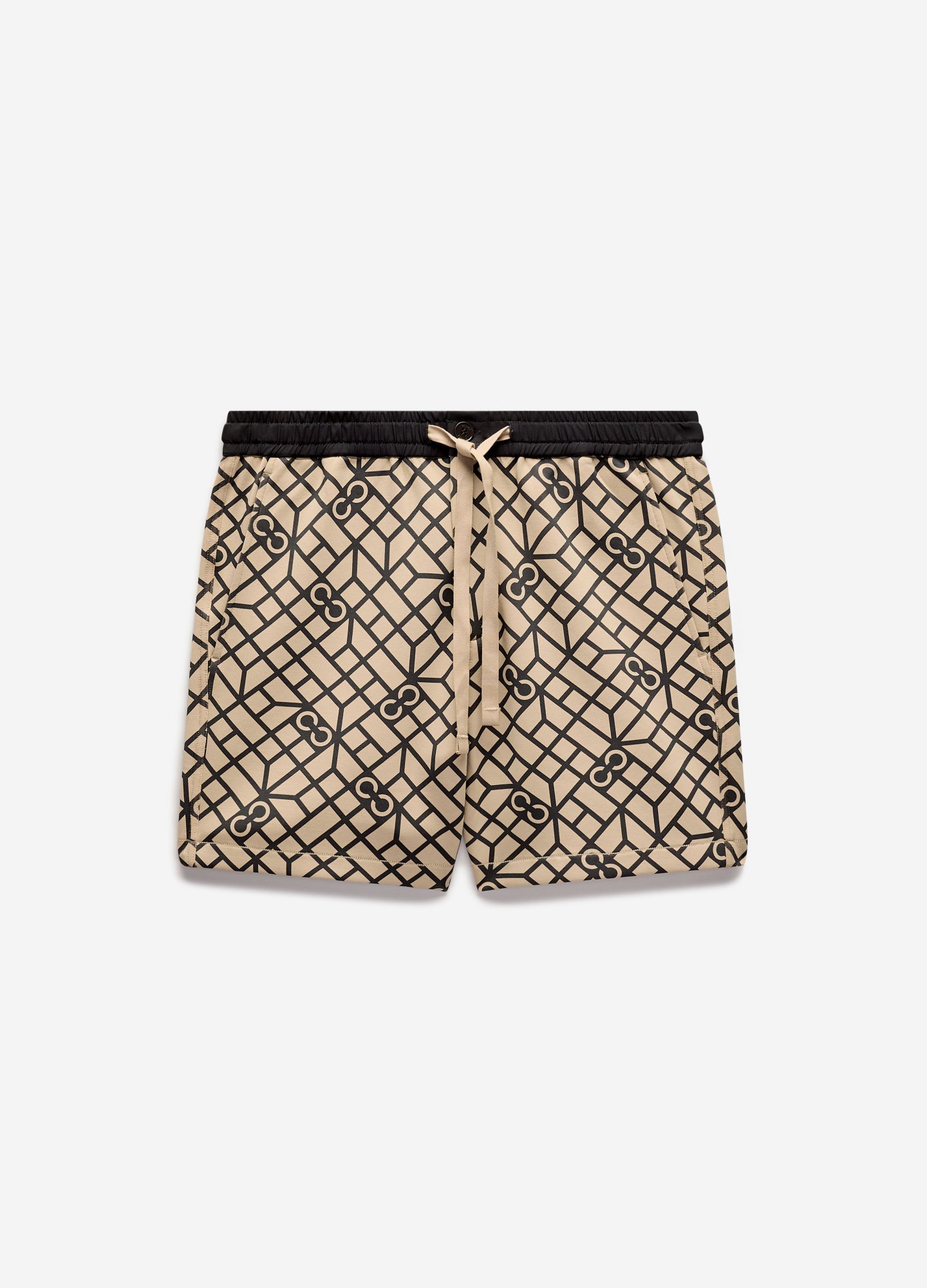 Monogram Print Sweatshorts Dune