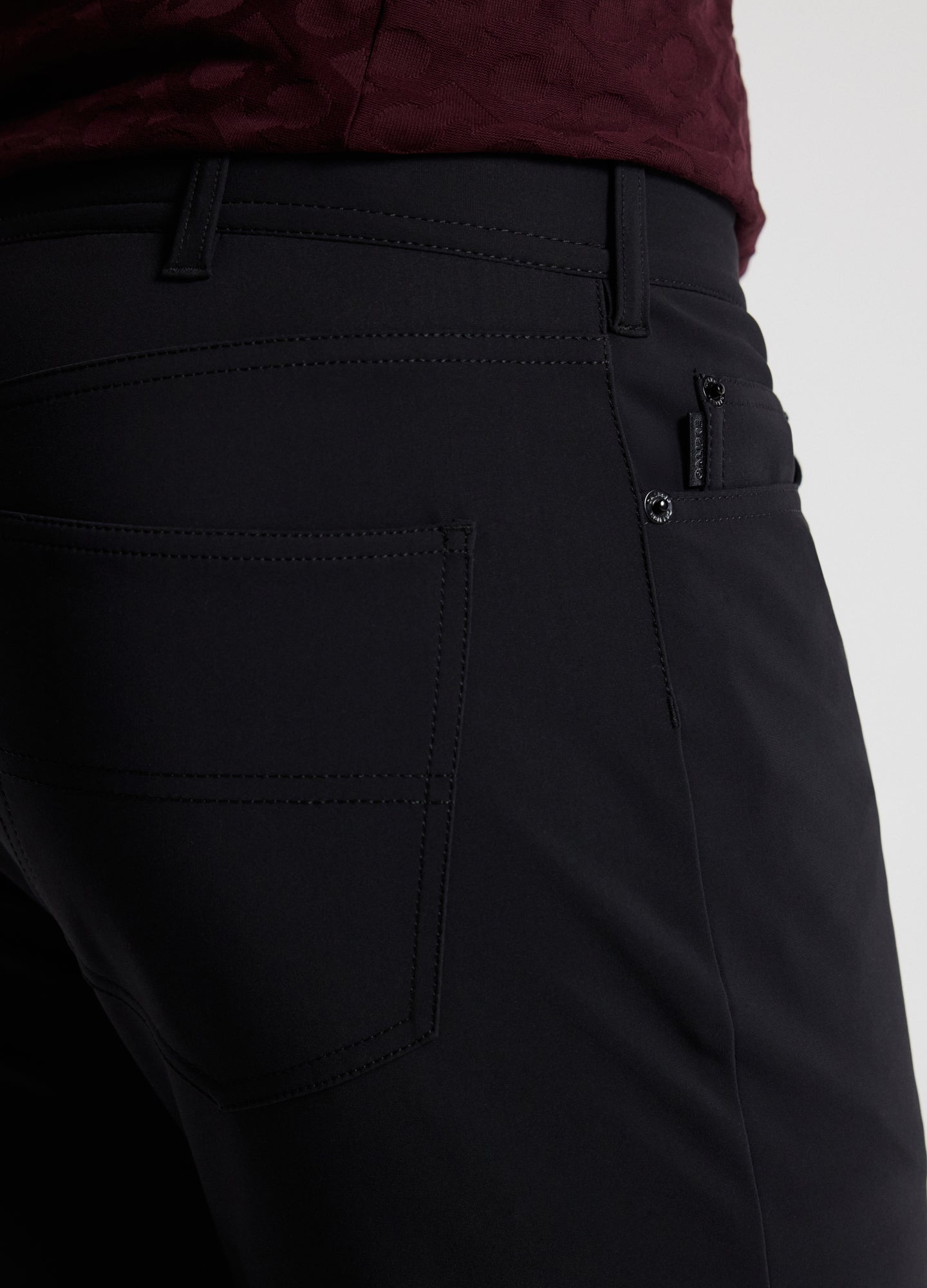 Slim Fit Performance Technical Jeans Black