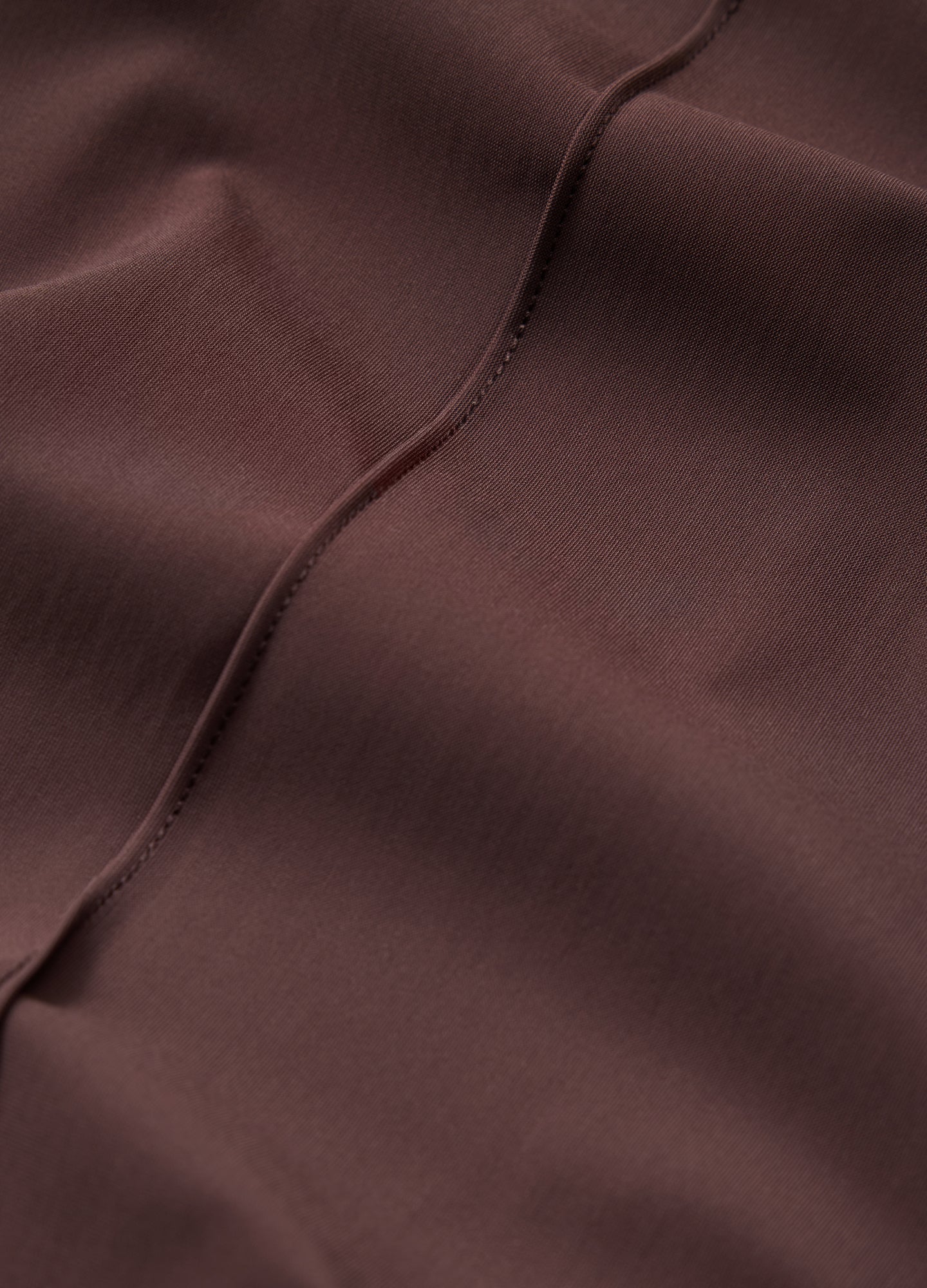 Technical Knit Pintucked Pants Mocha