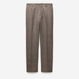 Glen Check Bootcut Evening Pants Mahogany
