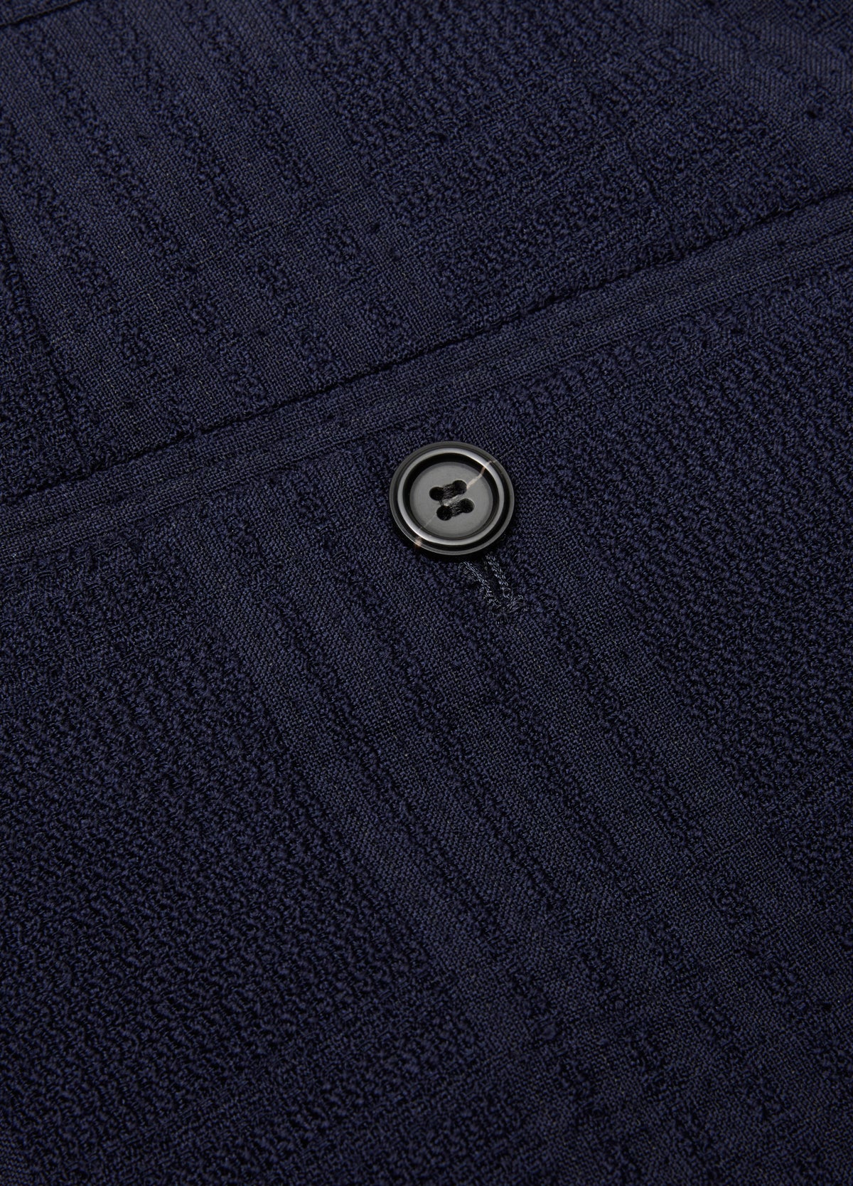 Tailored Shadow Check Shorts Navy