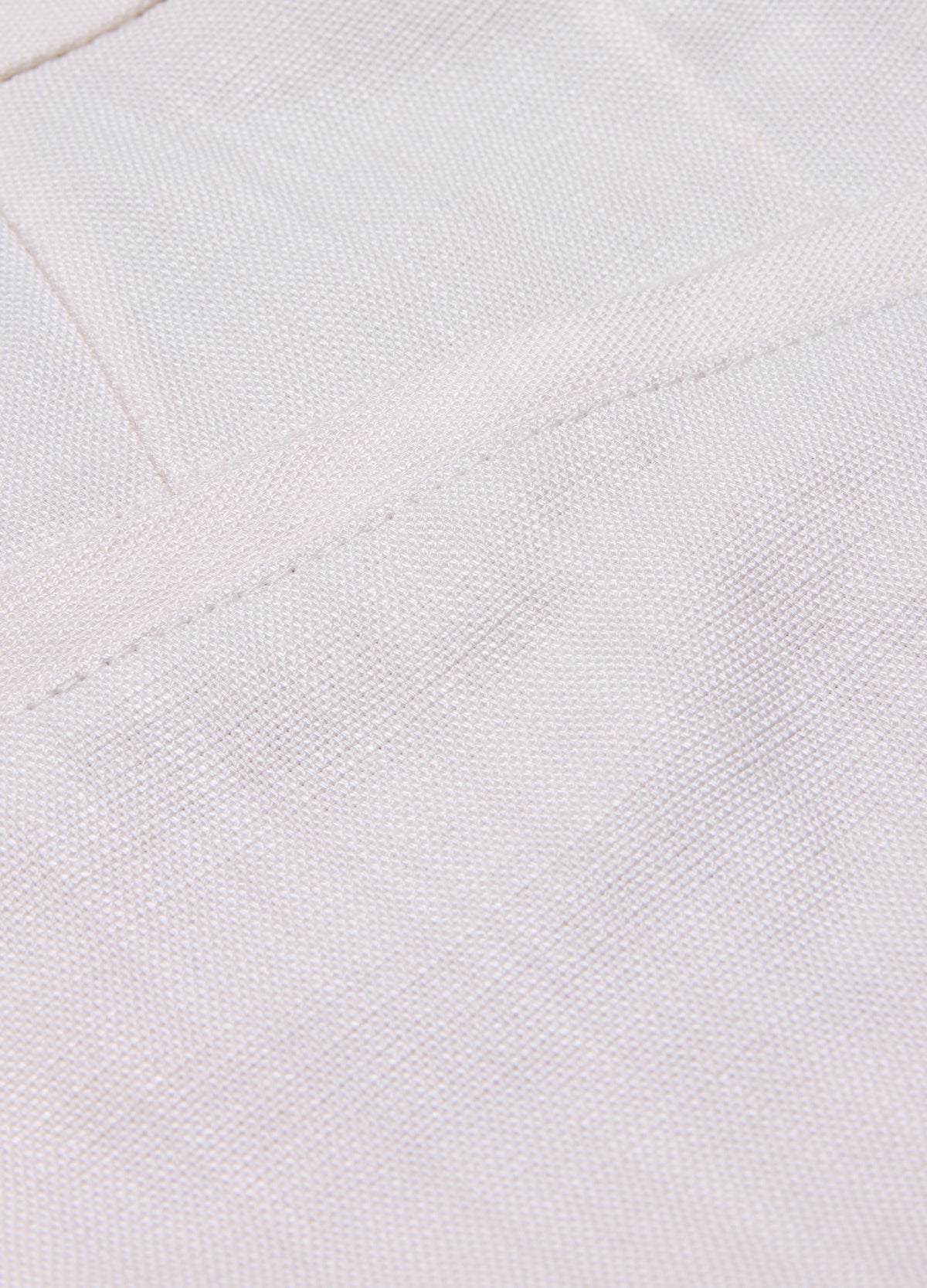 Slim Stretch Textured Pants Ivory