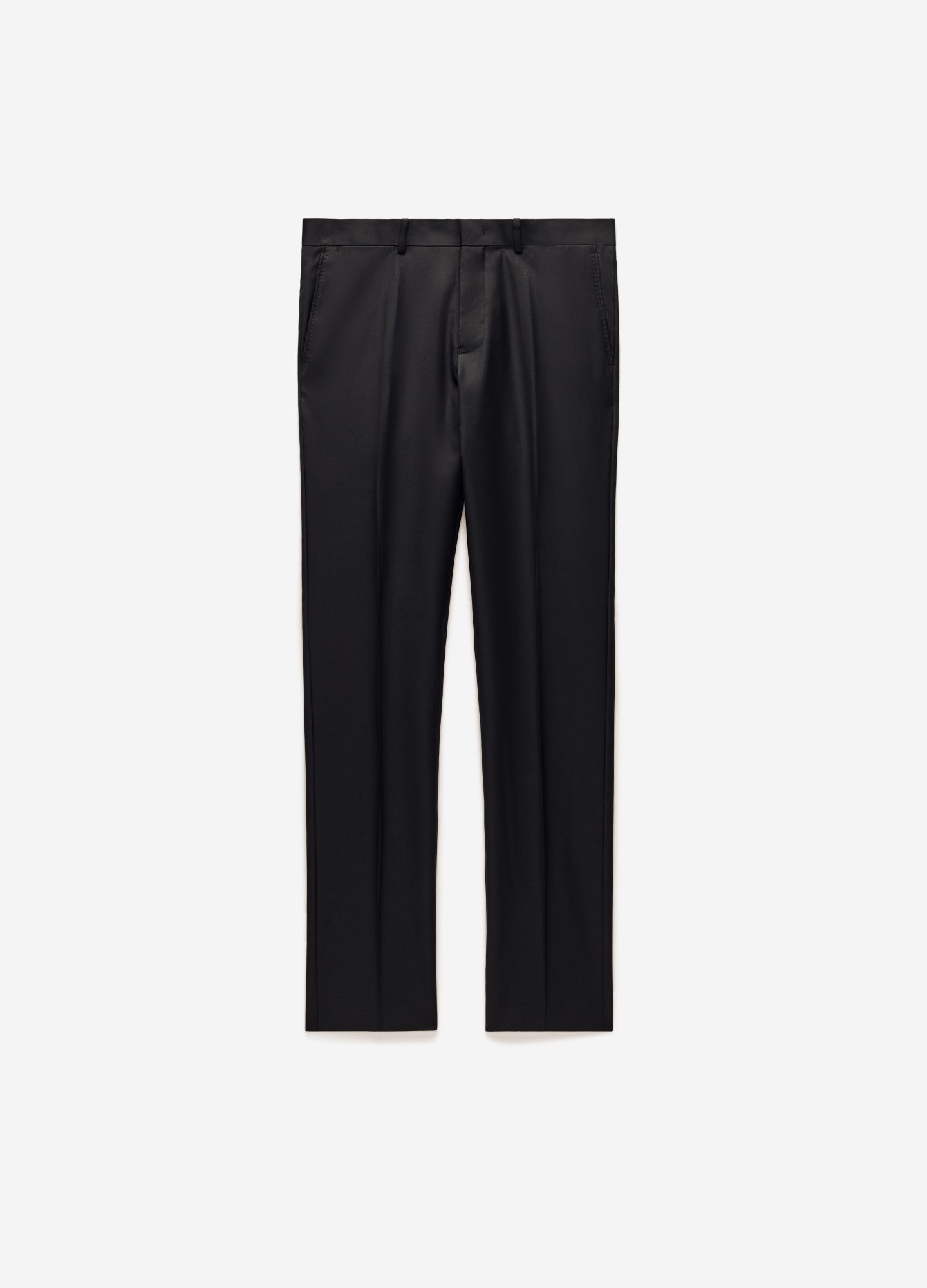 Extra-Slim Wool Twill Pant Black