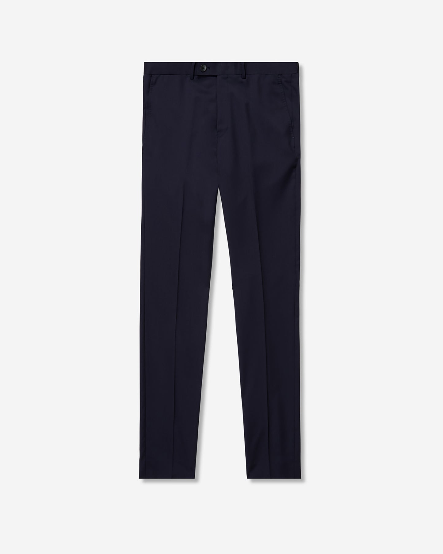 Slim Fit Wool Twill Pant Navy