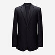 Wool Twill Suit Jacket Navy Dark