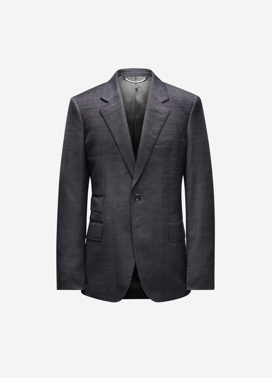 Refined Thatch Suit Jacket Granite