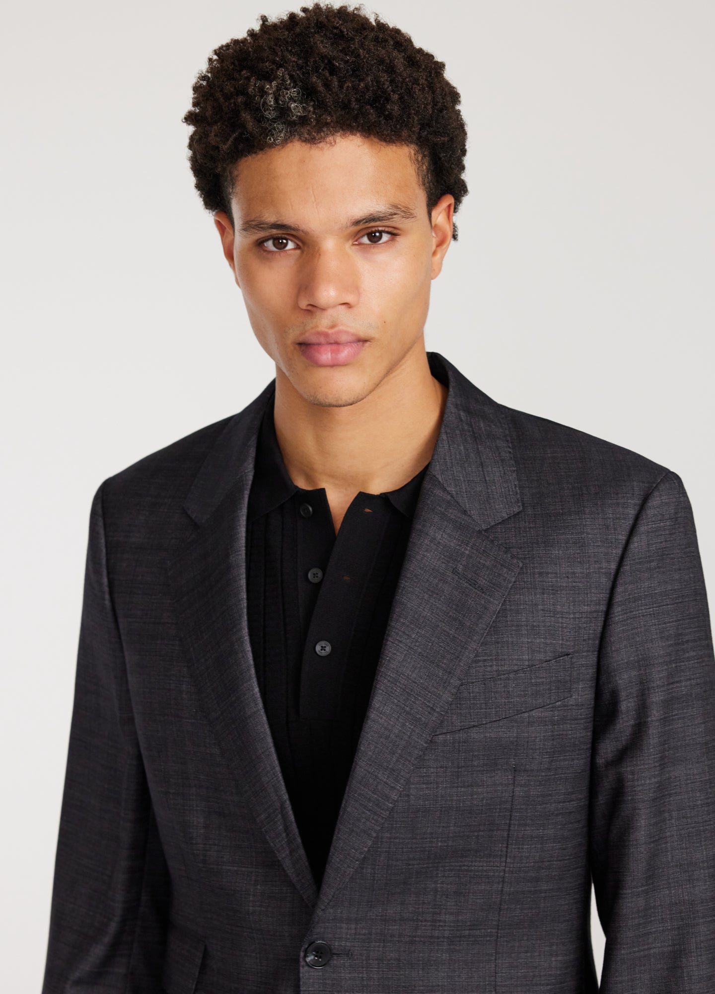 Refined Thatch Suit Jacket Granite