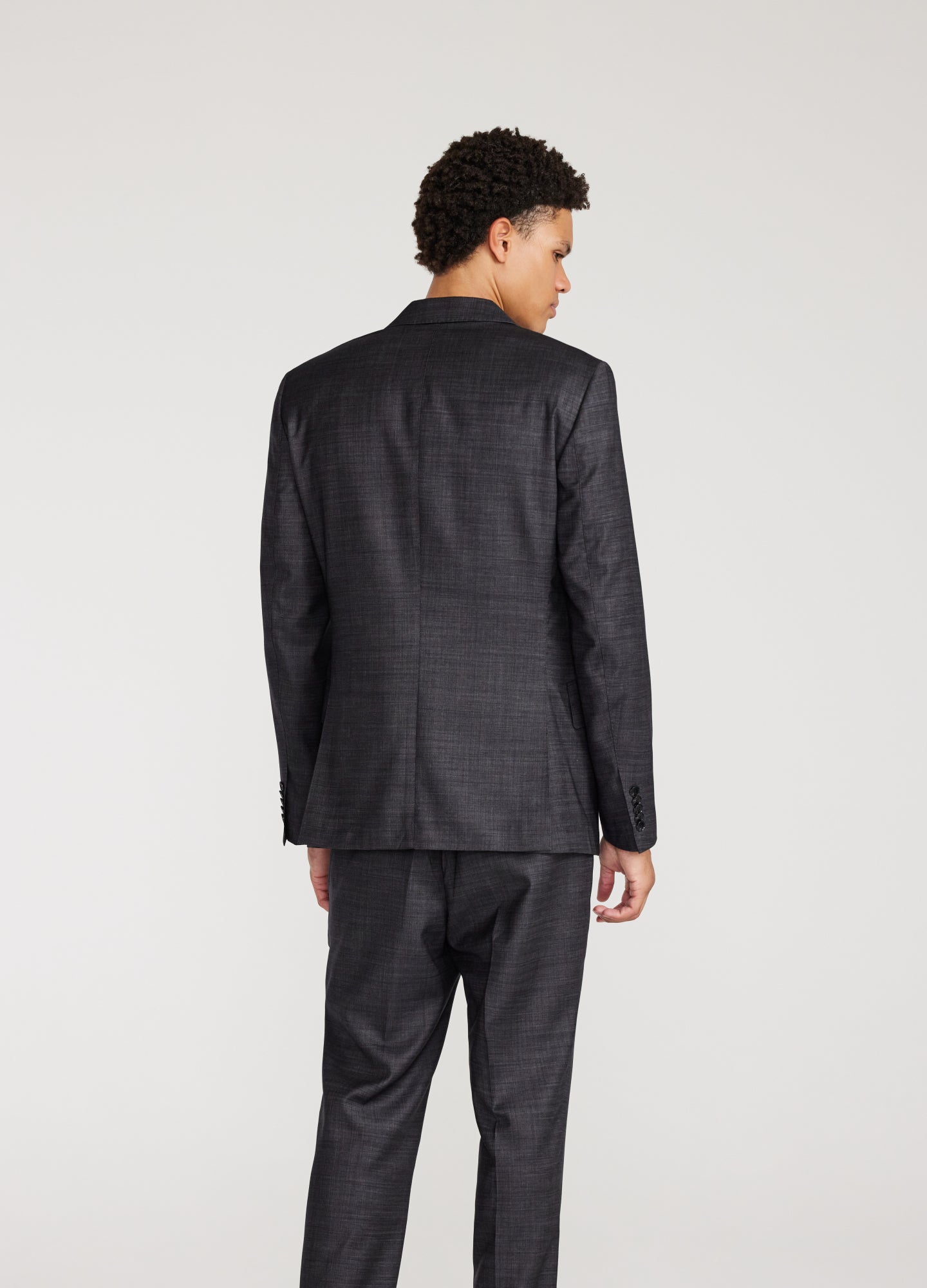 Refined Thatch Suit Jacket Granite