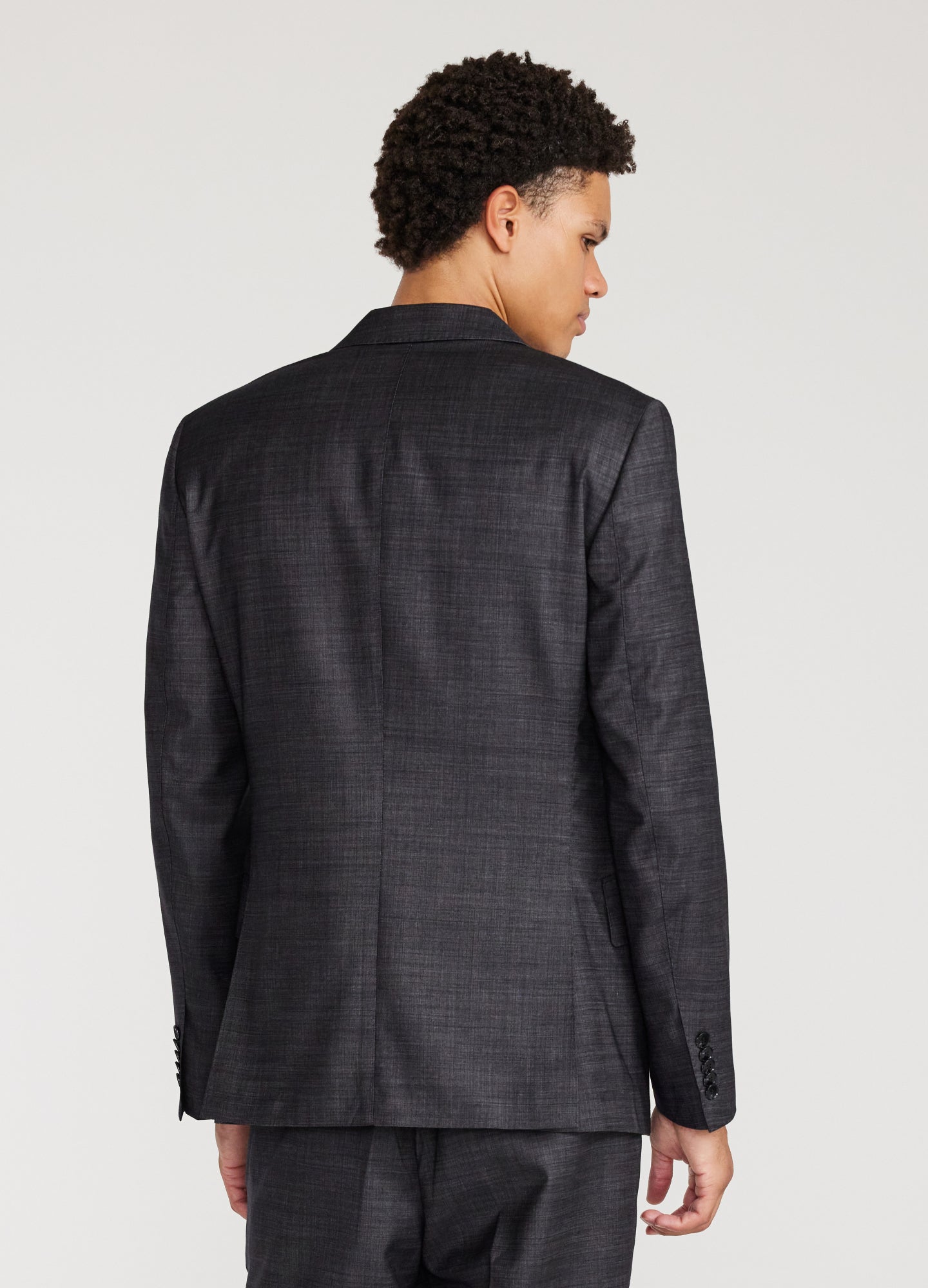 Refined Thatch Suit Jacket Granite