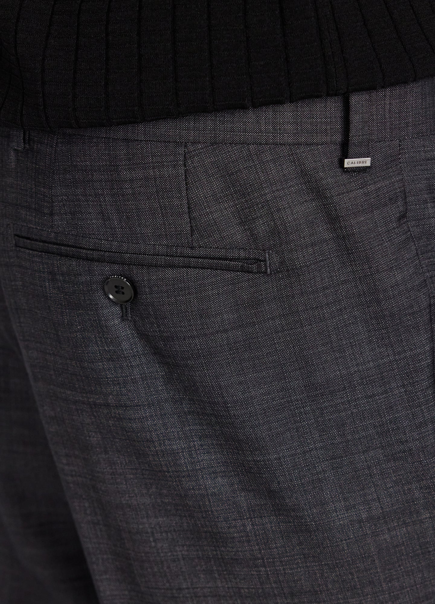 Refined Thatch Suit Pants Granite