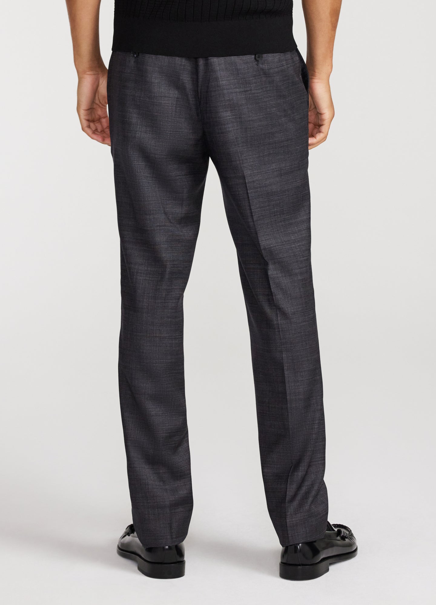 Refined Thatch Suit Pants Granite