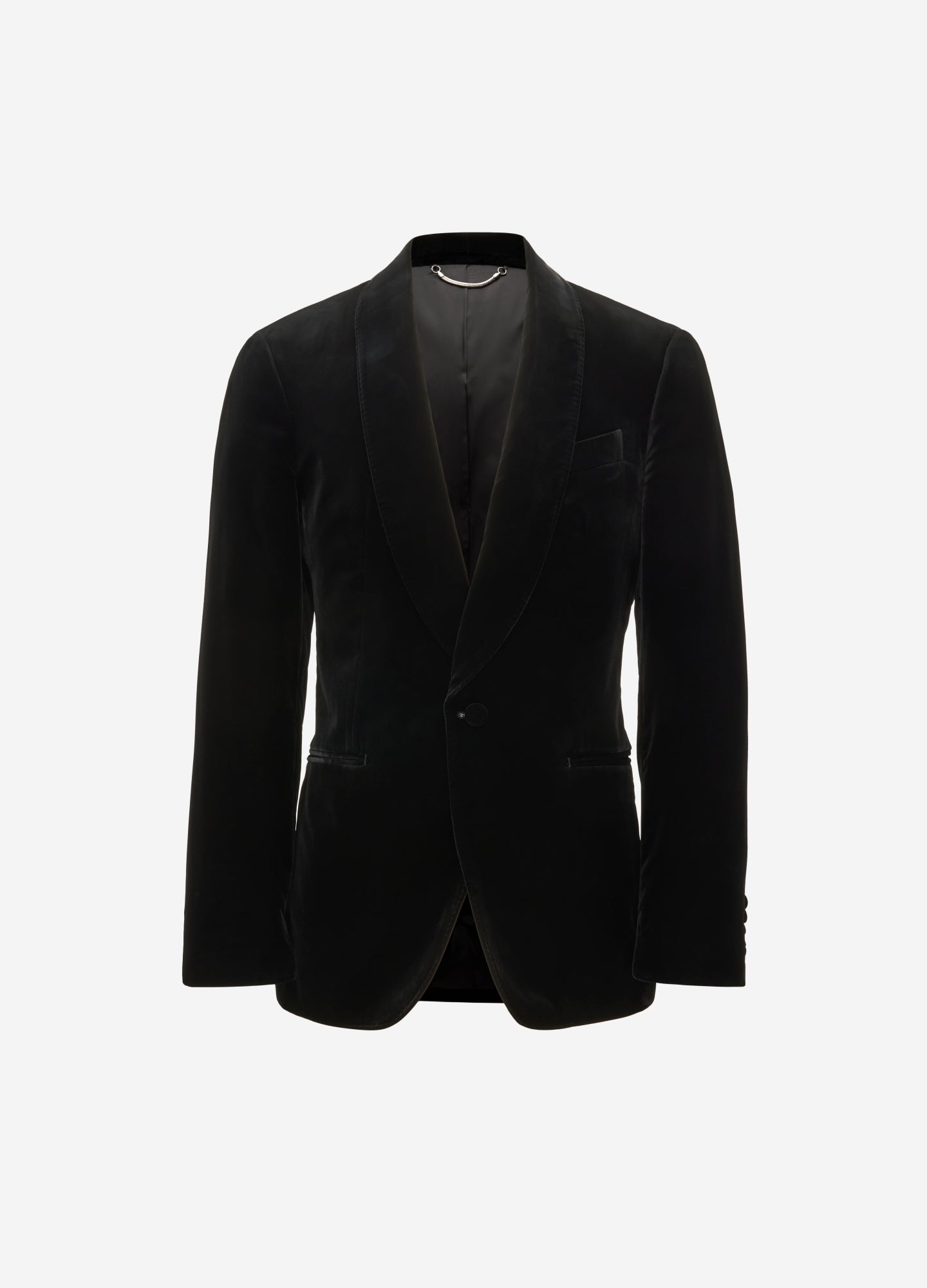 Velvet Tuxedo Jacket Black