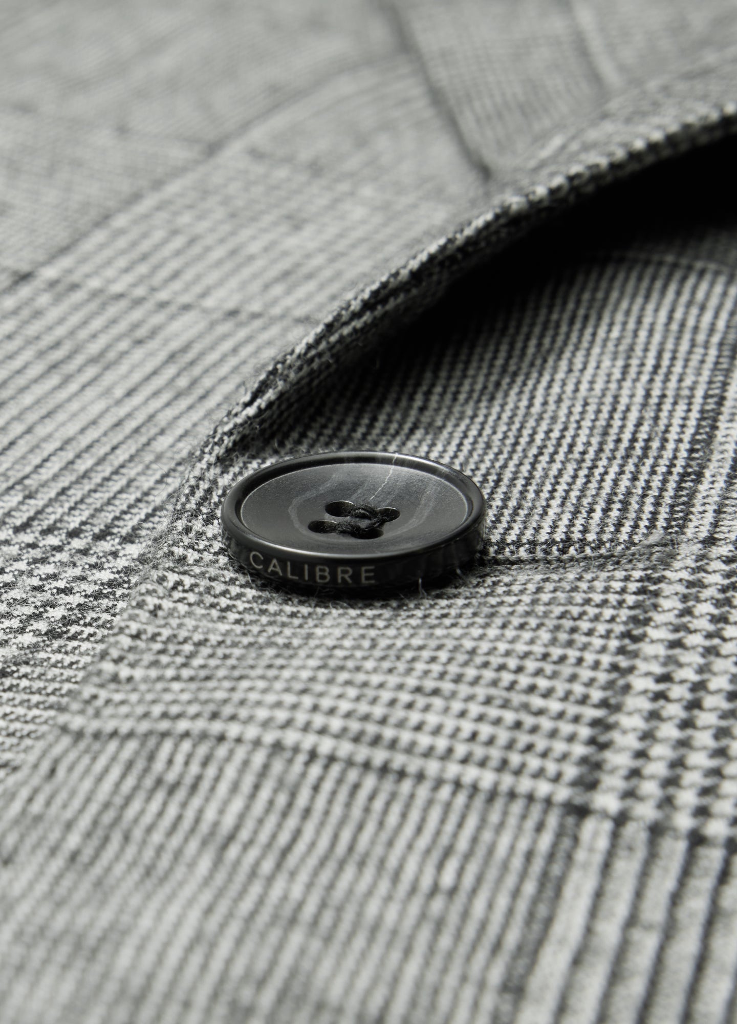 Glen Check Suit Jacket Grey