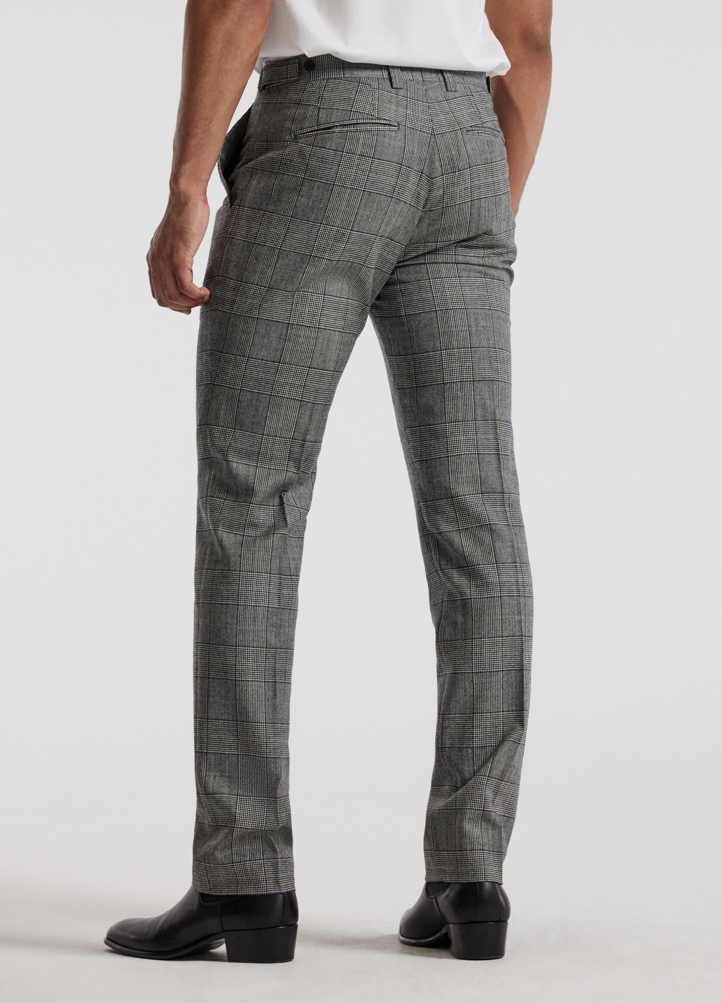 Glen Check Suit Pants Grey