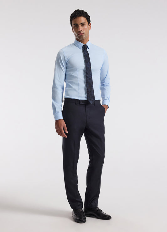 Wool Twill Suit Pants Navy