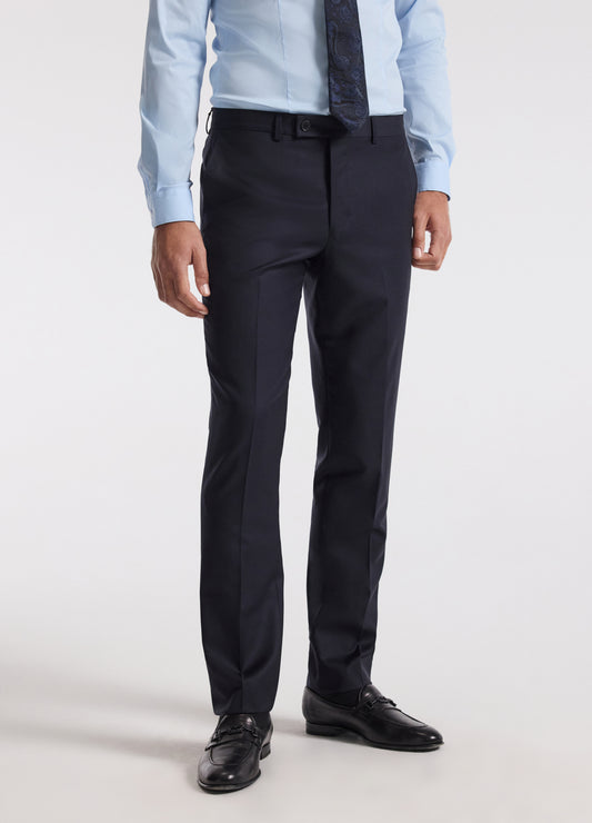 Wool Twill Suit Pants Navy