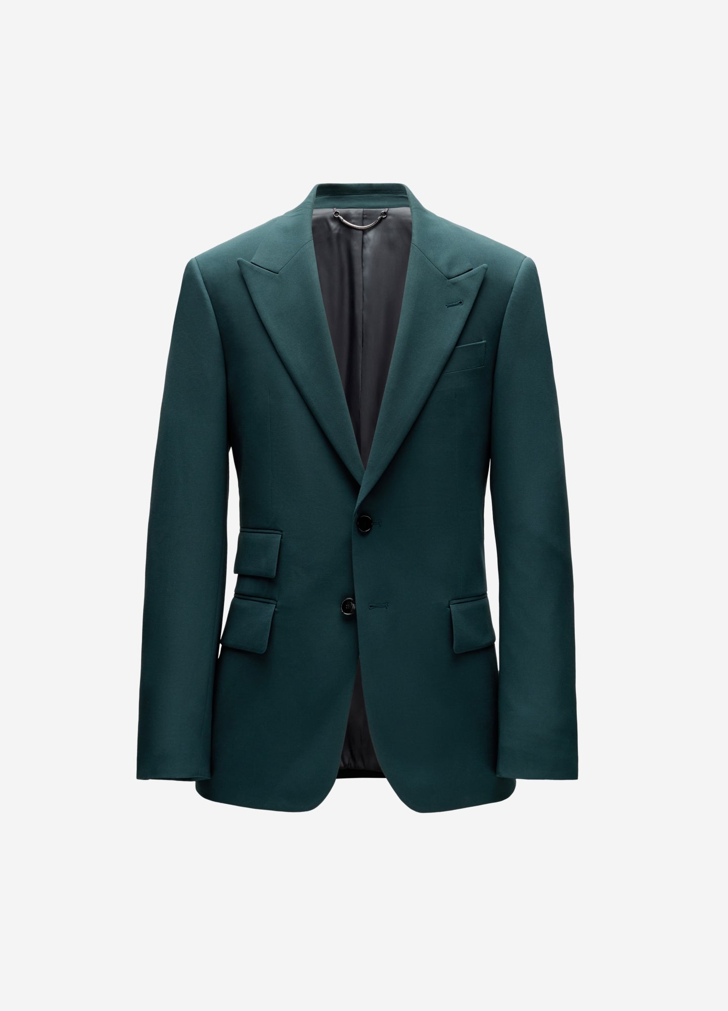 Double Crepe Suit Jacket Hunter Green