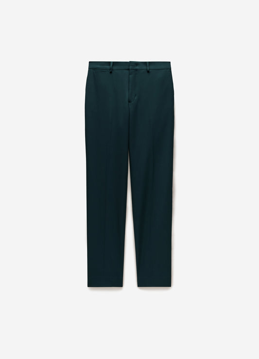 Double Crepe Suit Pants Hunter Green