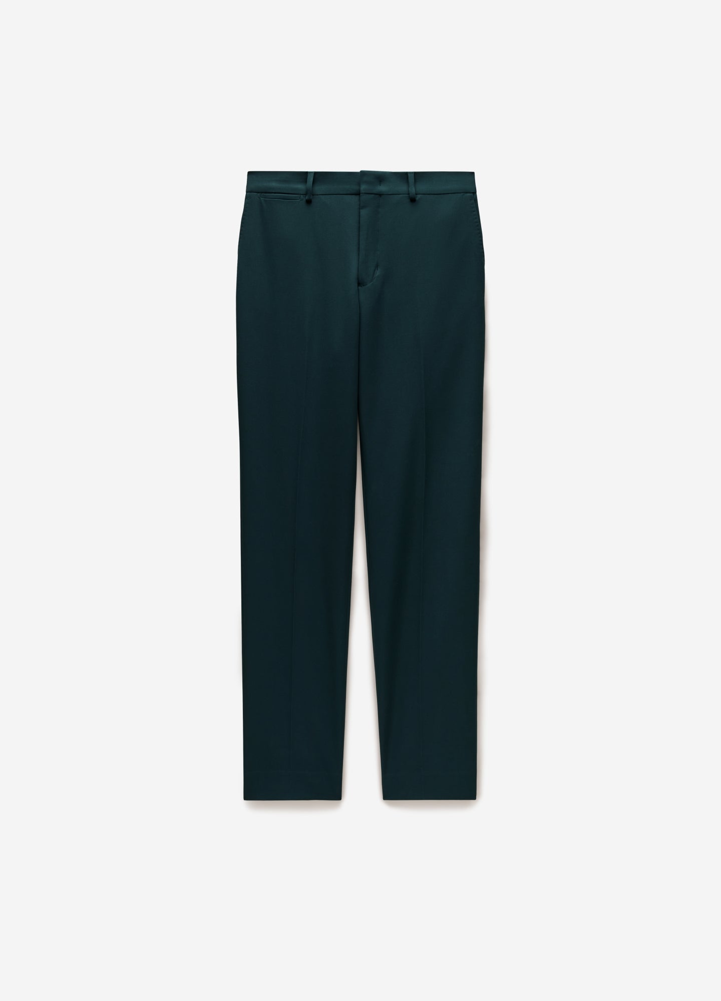 Double Crepe Suit Pants Hunter Green