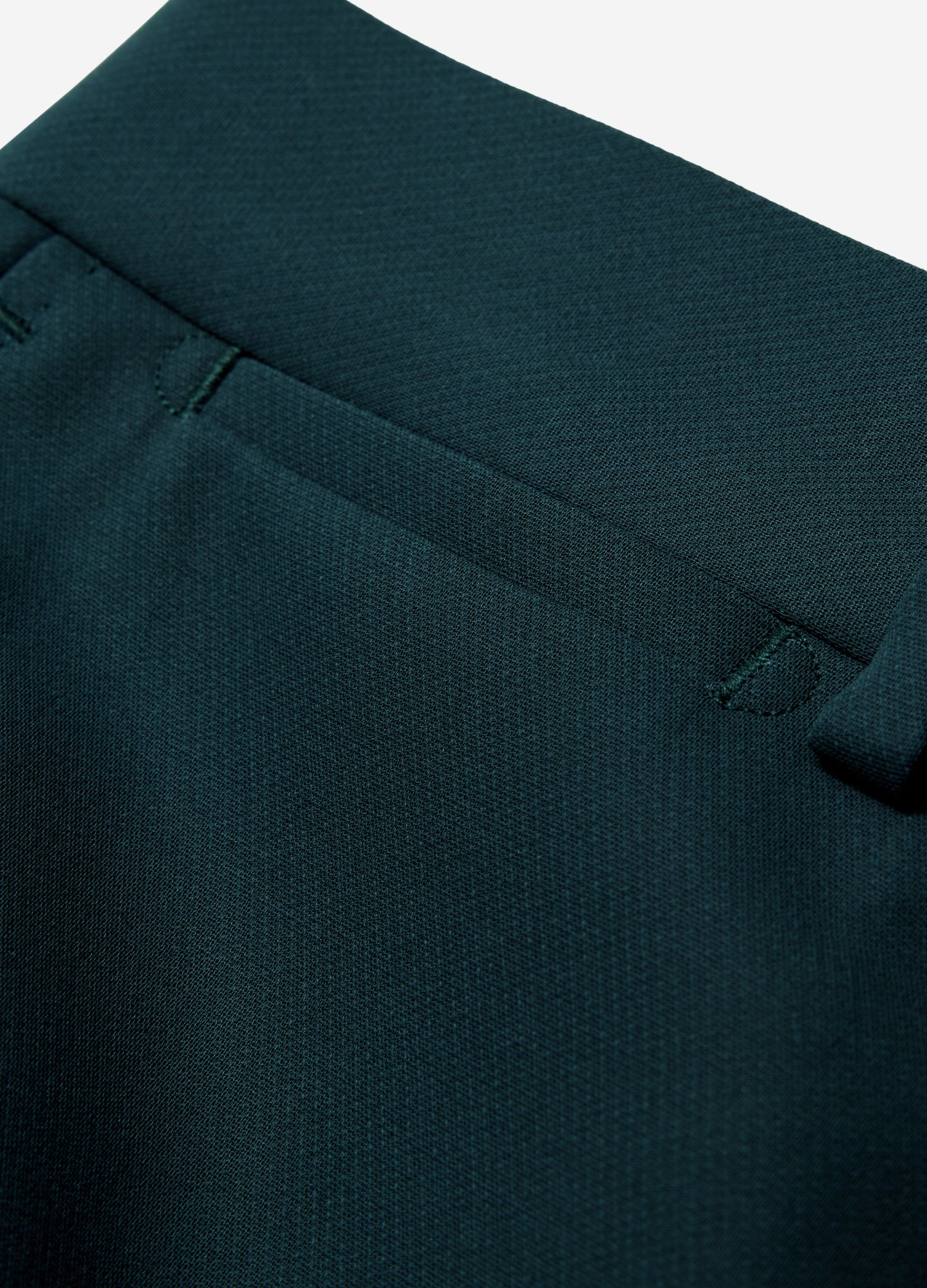 Double Crepe Suit Pants Hunter Green