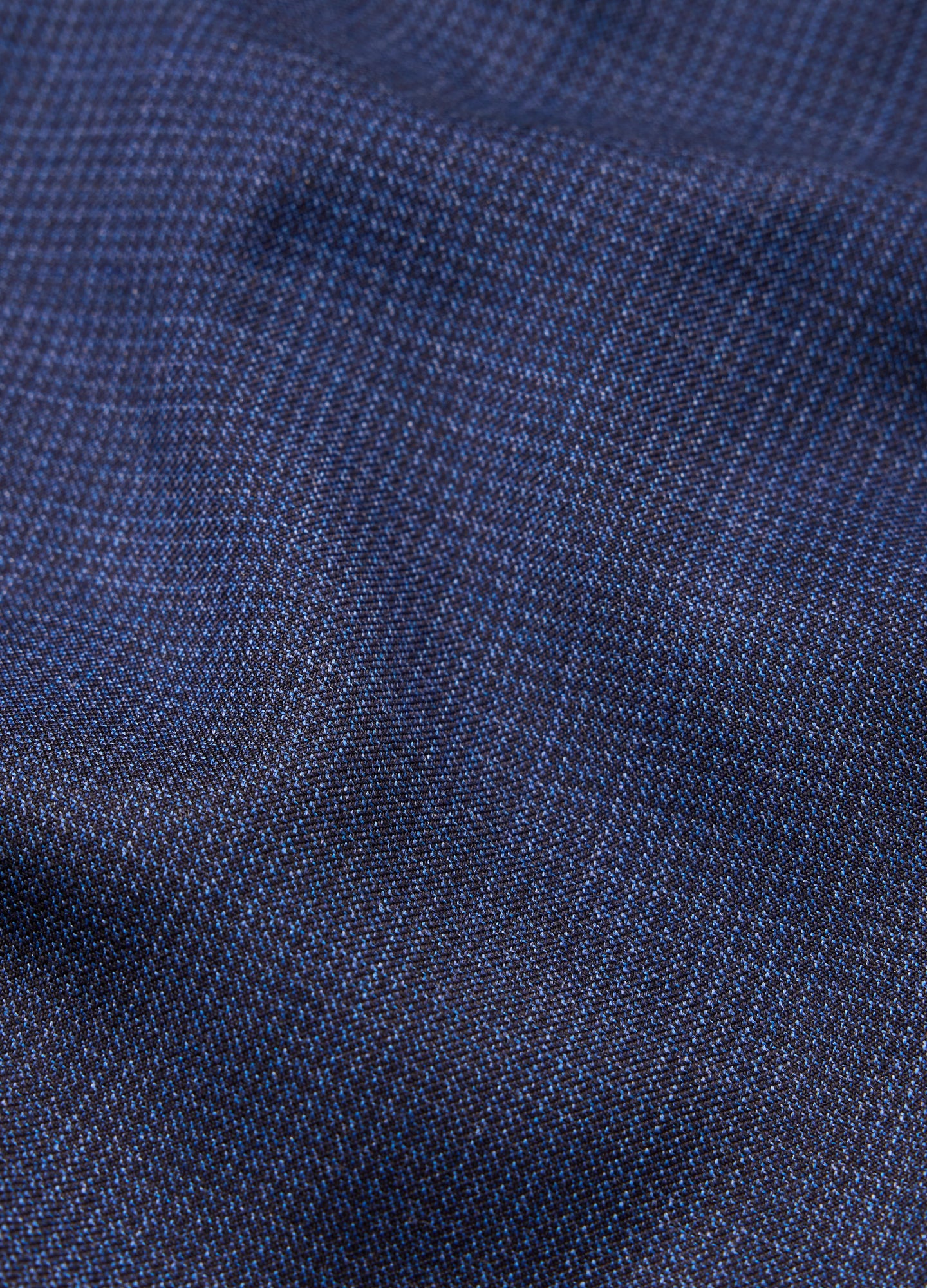 Micro Check Wool Suit Pants Royal Blue
