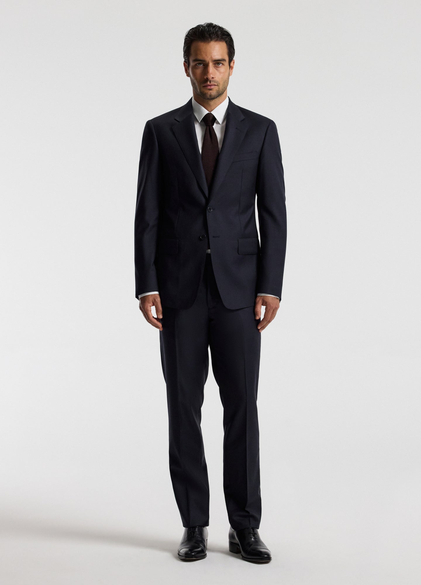 Wool Suit Jacket Navy