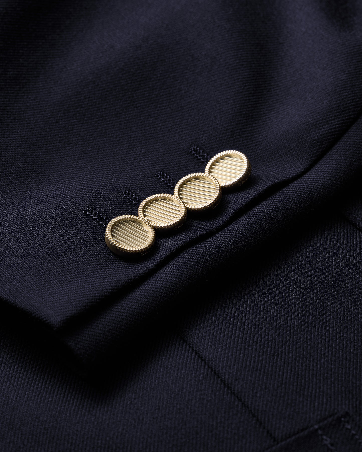 Tailored Wool Blazer Navy