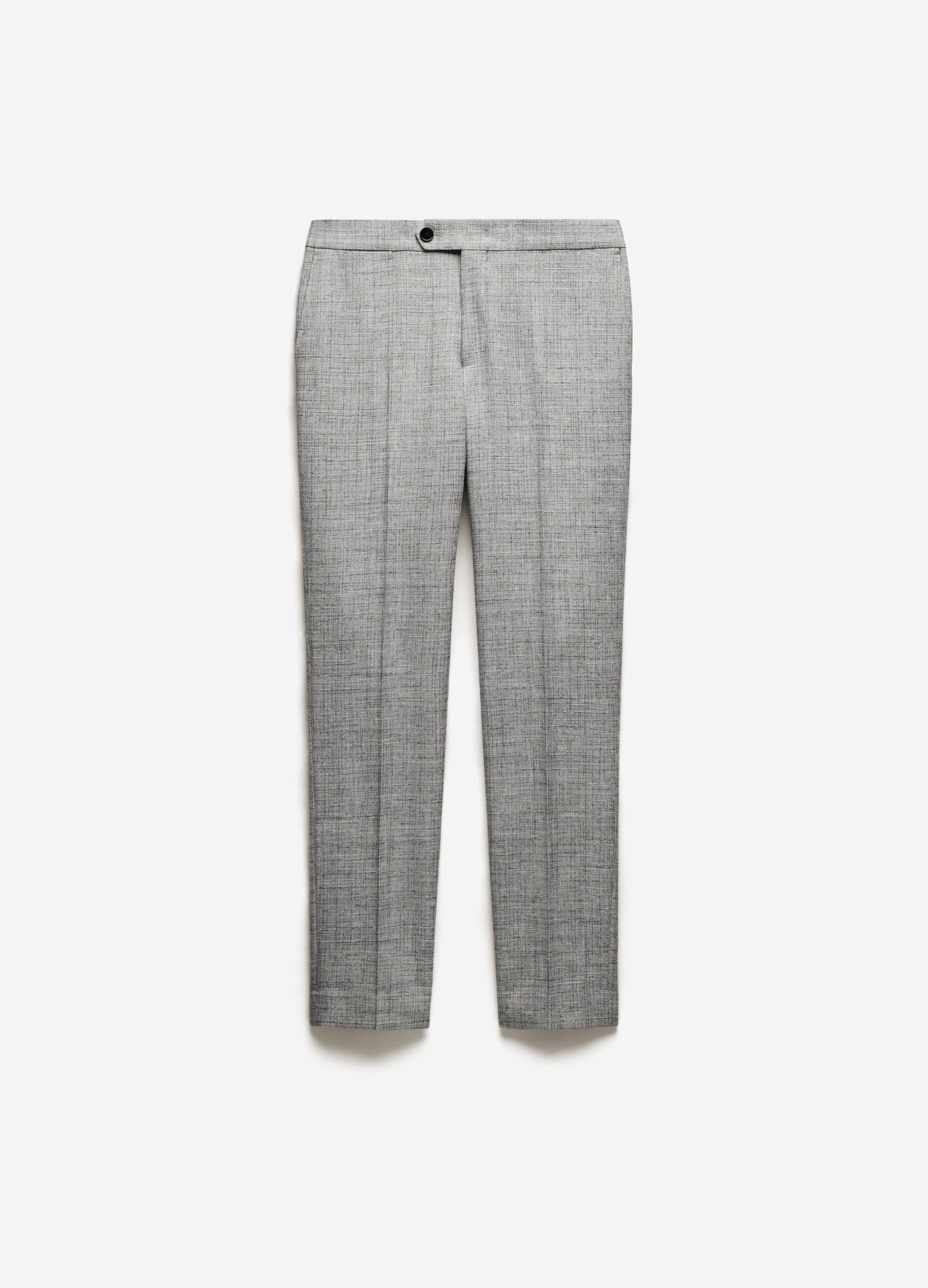 Crossweave Suit Pants Silver