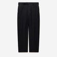 Straight Leg Wool Pants Black