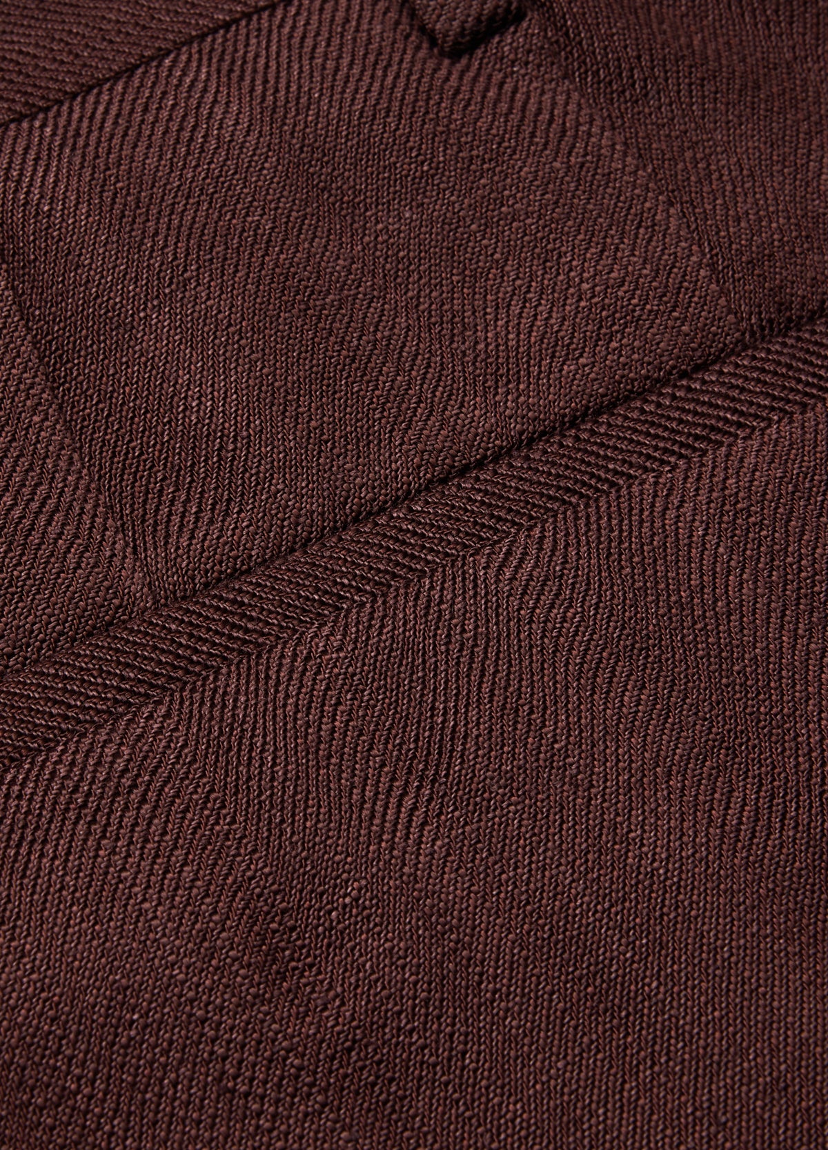 Twill Linen Blend Suit Pants Bourbon