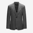 Stretch Linen Blend Suit Jacket Moss