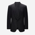 Jacquard Shawl Collar Tuxedo Jacket Black