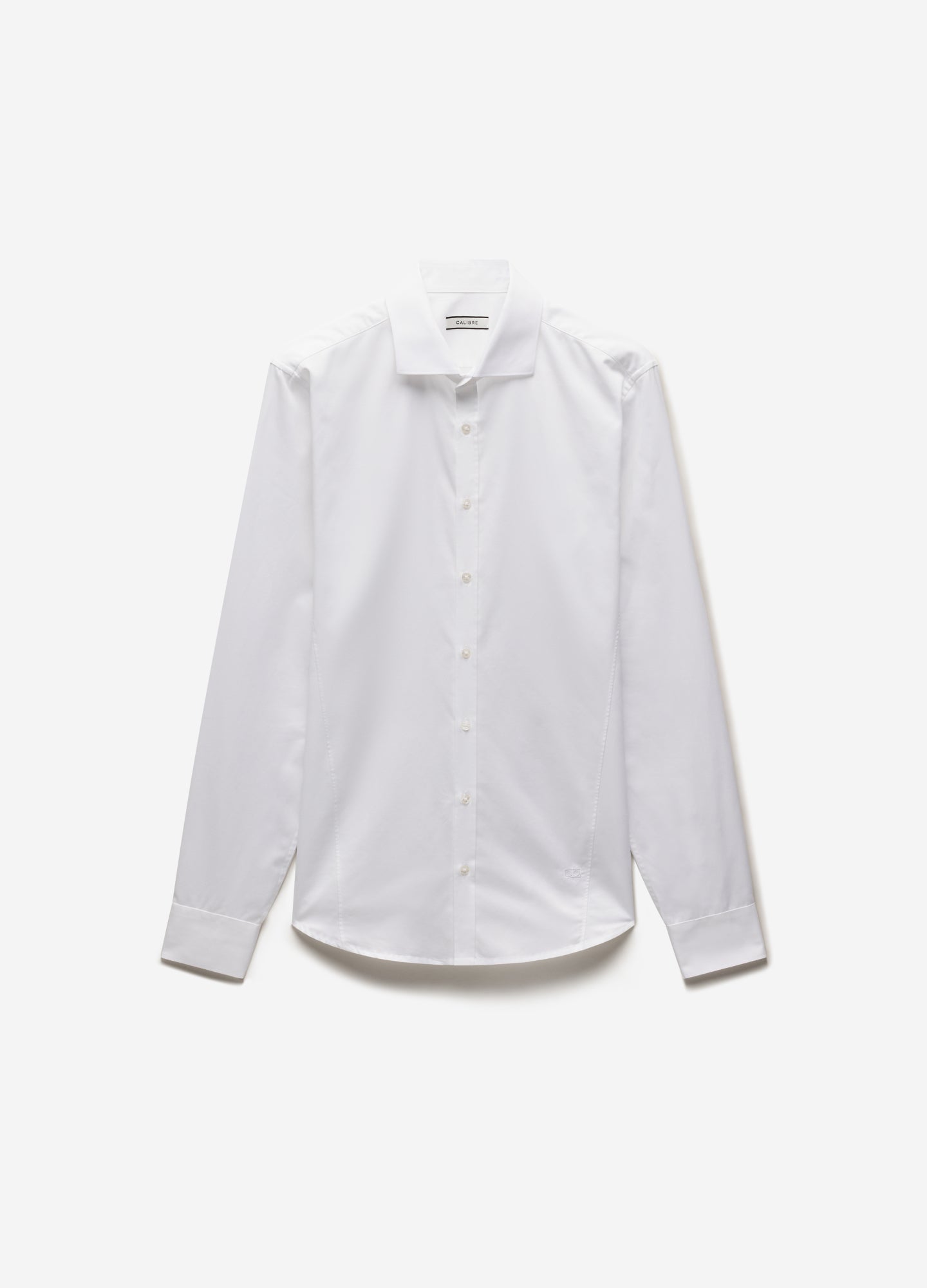Signature Tailored Twill Shirt White