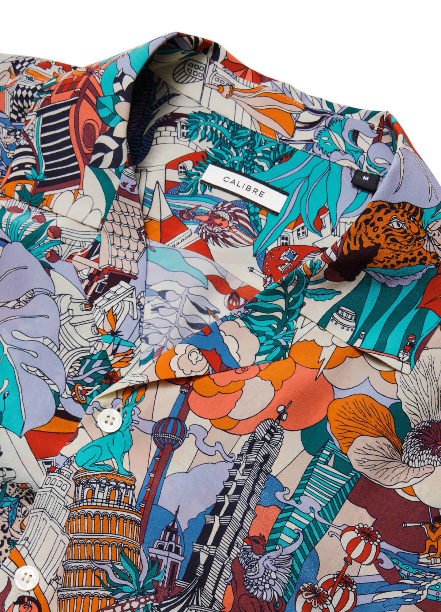 Multiverse Printed Silk Shirt Multi