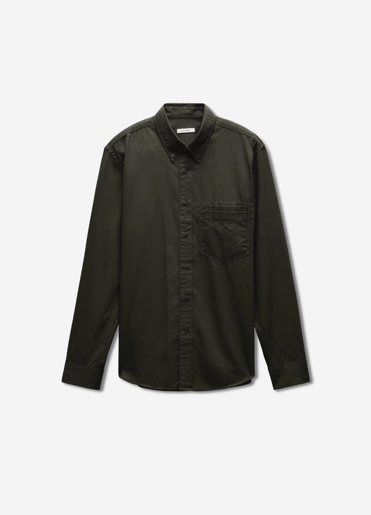 Double Pocketed Shirt Dark Green