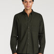 Double Pocketed Shirt Dark Green