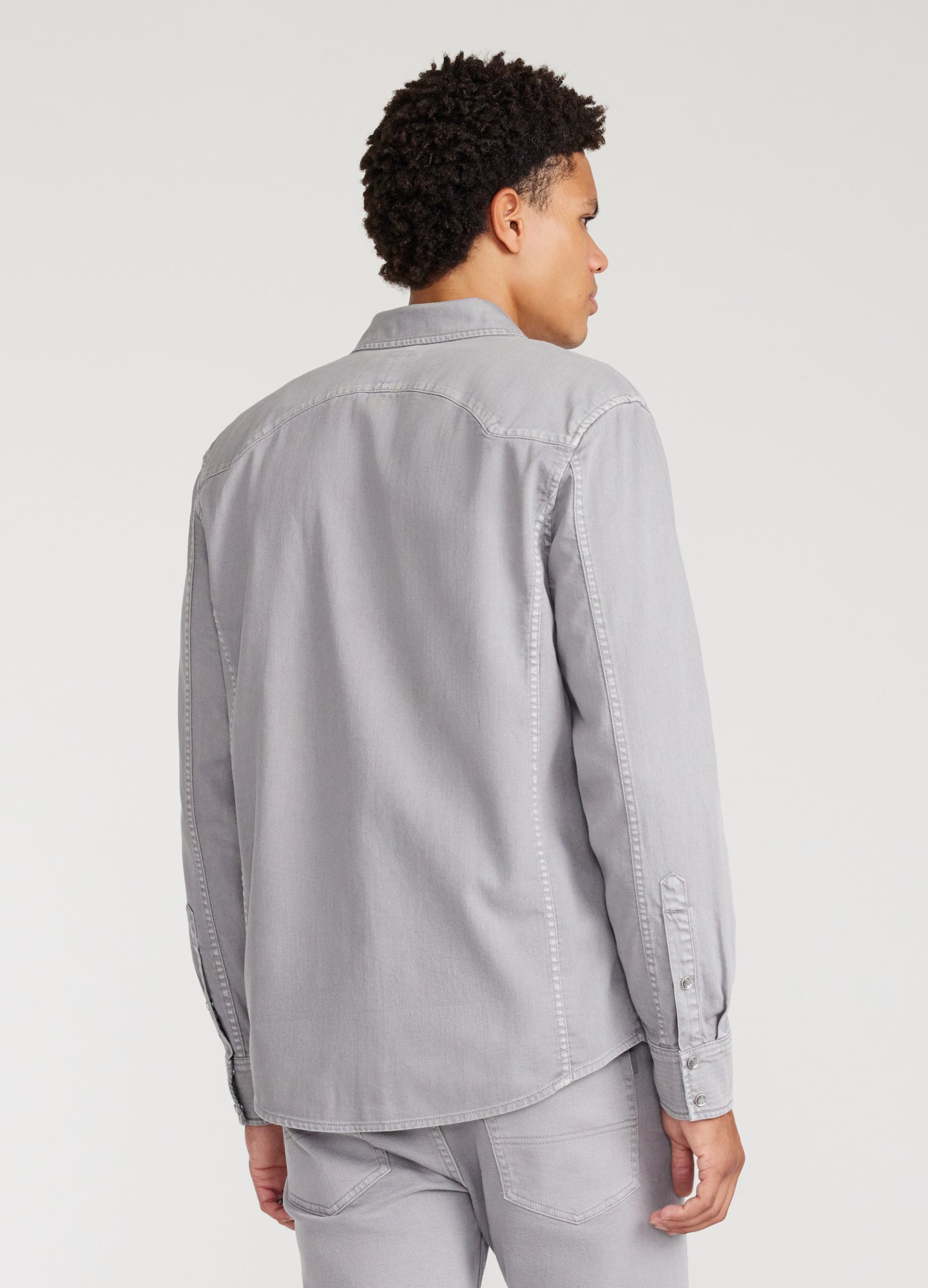 Overdyed Western Shirt Ash