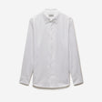 Tailored Cotton Linen Shirt White
