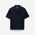 Denim Short Sleeved Overshirt Blue Black