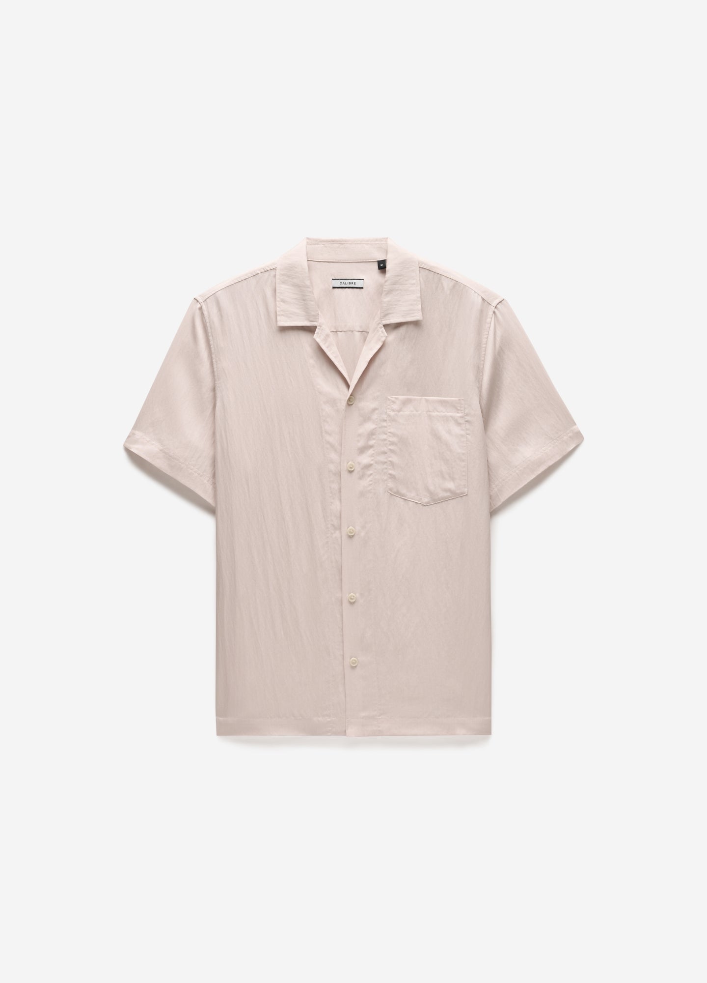 Washed Twill Short Sleeve Shirt Musk