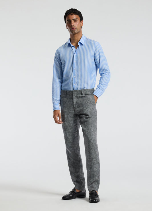 Fluid Stripe Shirt Pale Blue