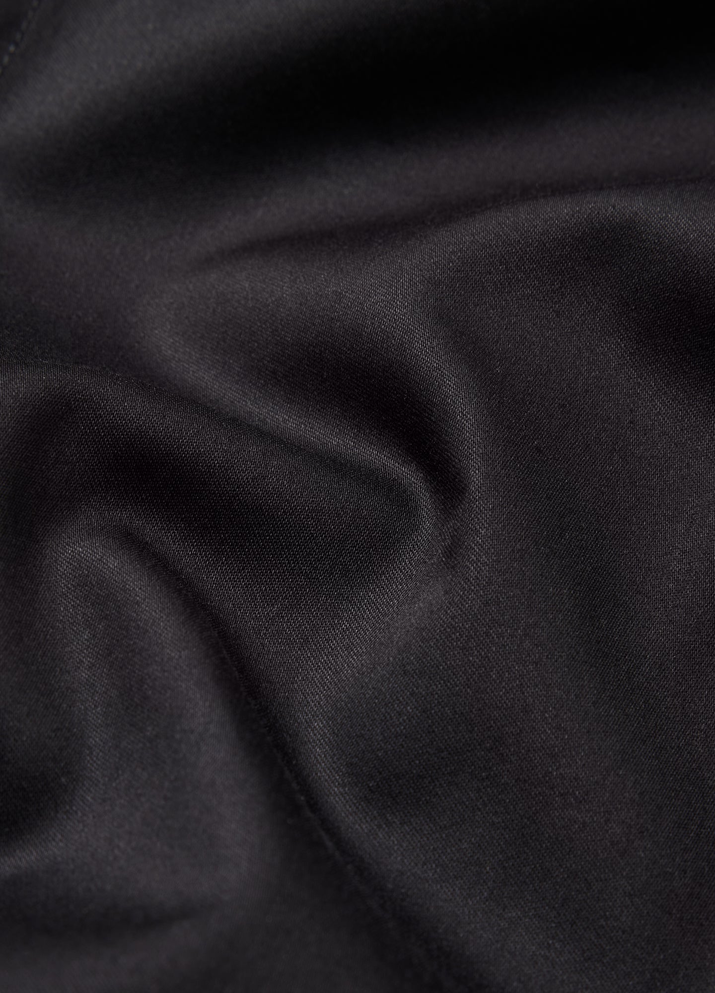 Tailored Cotton Shirt Black