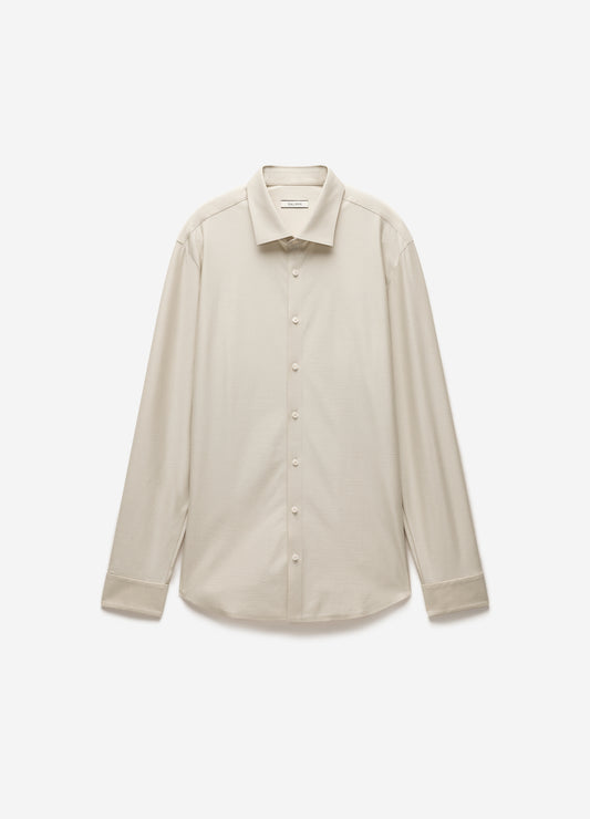 Precision Stretch Twill Shirt Natural