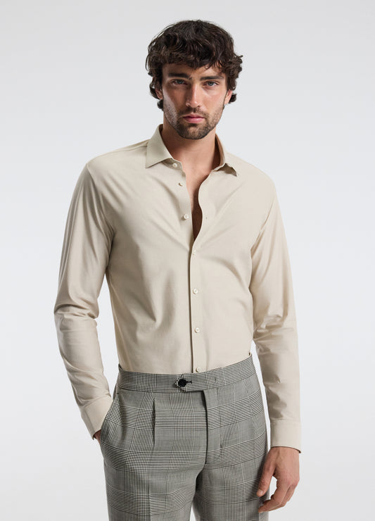 Precision Stretch Twill Shirt Natural