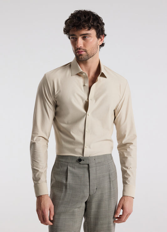 Precision Stretch Twill Shirt Natural